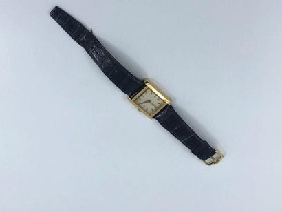 OMEGA
Montre bracelet boîtier rectangulaire...