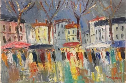 ALAIN DUPERAY
Marché en Automne
Huile sur...