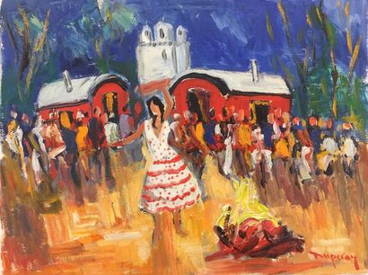 ALAIN DUPERAY
La danseuse gitane
Huile sur...
