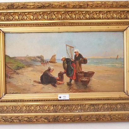 J.GOTTLIEB
Pêche aux coquillages
Huile sur...