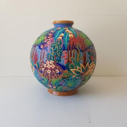 LONGWY - Vase boule dit 