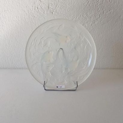 VERLYS France
Plat rond en verre moulé, pressé...