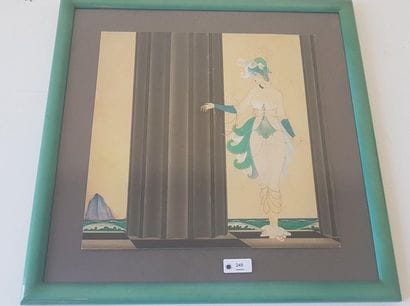 Paul IRIBE (1883-1935)
Femme sur un rivage
Aquarelle...