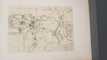 Henri MATISSE (1869-1954)
Nature morte 
Lithographie...