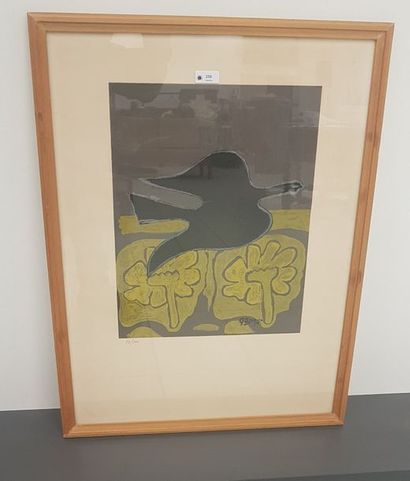 Georges BRAQUE (1882-1963)
Colombe sur fond...