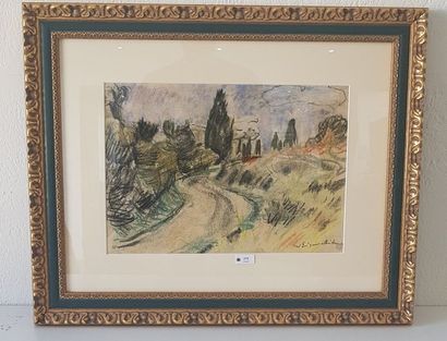 Willy EISENCHITZ (1889-1974)
Paysage de Provence
Pastel...