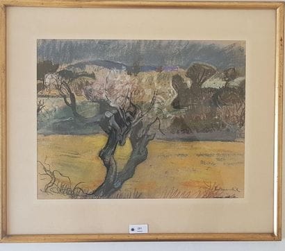 Willy EISENCHITZ (1889-1974)
L'olivier
Pastel...