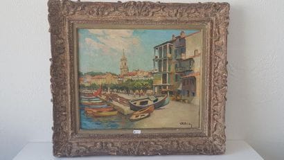 Gilles FABRE (Xxème siècle)
Port de Sanary
Huile...