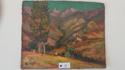 Victor Louis CUGUEN (1882-1969)
Vue de Montagne...