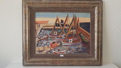 Pierre TROFIMOFF (1925-1996)
Port Pothuau
Huile...