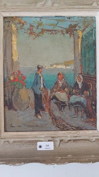 Fernand Van den BUSSCHE (1892- 1975)
Pecheurs...