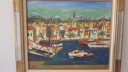 Pierre TROFIMOFF (1925-1996)
Port de Sanary
Huile...