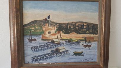 Pierre TROFIMOFF (1925-1996)
Parc à moules...
