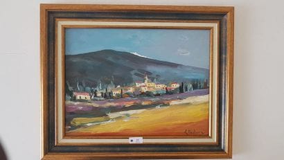 PASTORE (XX)
Saint-Didier
Huile sur carton...