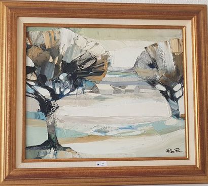 RIBEIRO - Xxe
Paysage d'hiver 
Huile sur...
