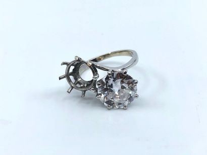 DIAMANT sur papier d'environ 4 ct taille...