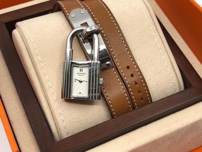 HERMES montre bracelet de dame modèle Kelly...
