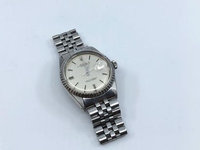 ROLEX
Montre bracelet en acier oyster perpetual...