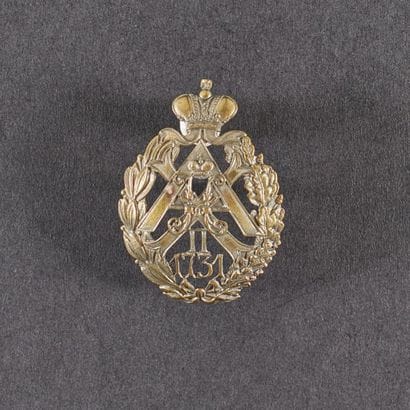 31e RÉGIMENT D'INFANTERIE D'ALEXOPOLSK.
Insigne...
