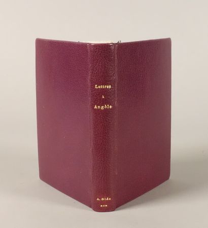 GIDE André. Letters to Angèle. 1898-1899....