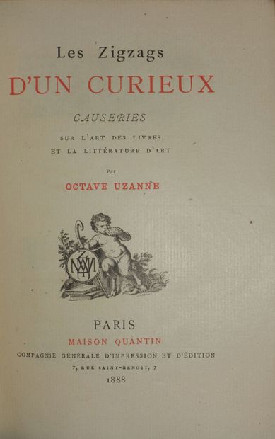 UZANNE Octave. The zigzags of a curious man....