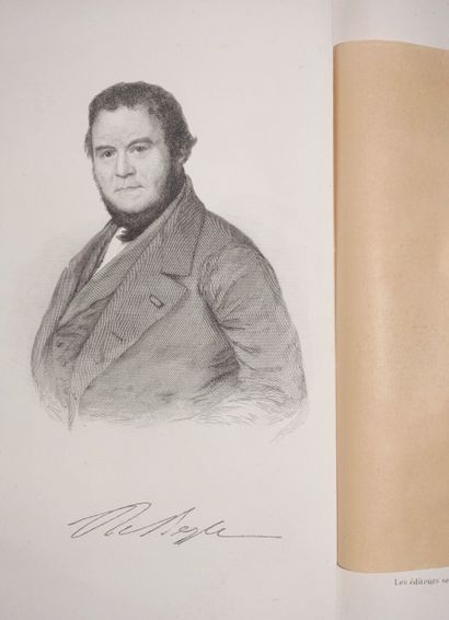 STENDHAL. Unpublished correspondence. Paris,...
