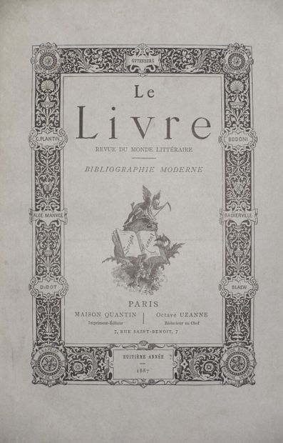 [UZANNE Octave]. - THE BOOK. Monthly review....