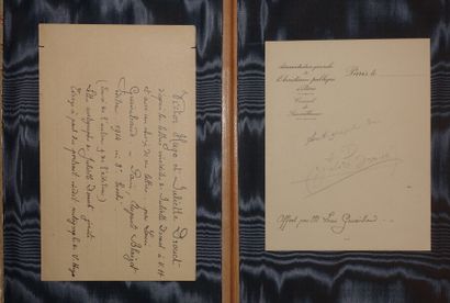 HUGO (VICTOR) AND JULIETTE DROUET. From the...