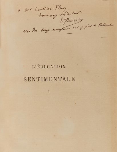 FLAUBERT Gustave. Sentimental Education....