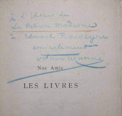 UZANNE Octave. Our friends the books. Talks...