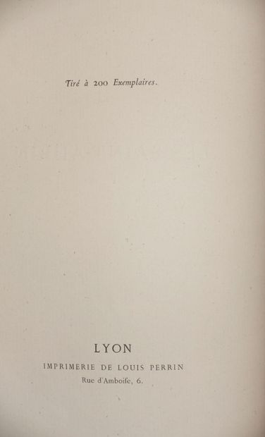 GONCOURT Edmond and Jules de. The art of...