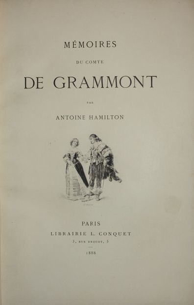HAMILTON Antoine. Memoirs of the count of...