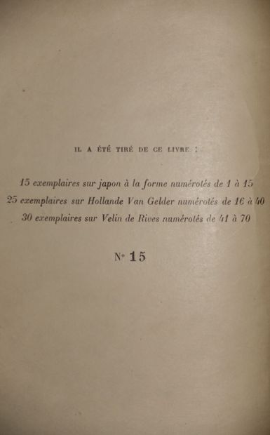 VERLAINE Paul. Correspondence. Published...