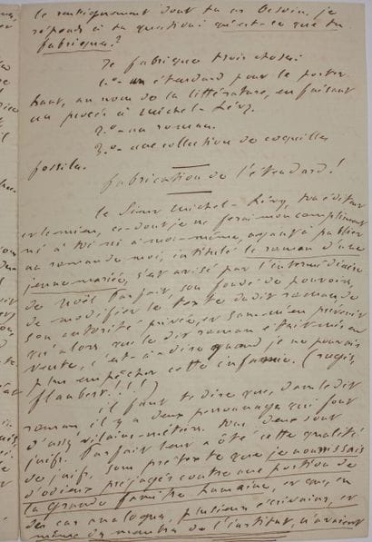 FEYDEAU Ernest. Autograph letter signed to...