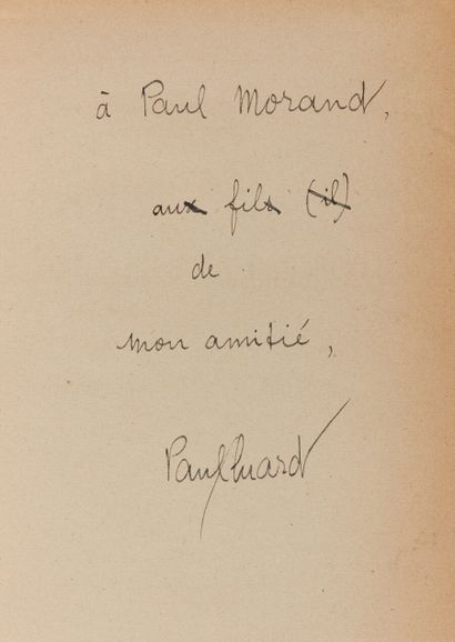 ÉLUARD Paul. The necessities of life and...