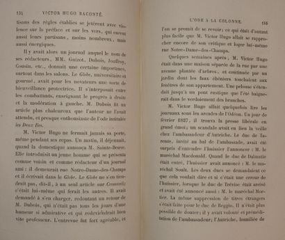 HUGO Adèle, Mme Victor]. Victor Hugo told...