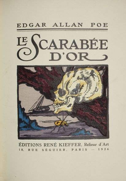 POE Edgar. Le Scarabée d'or. Paris, René...