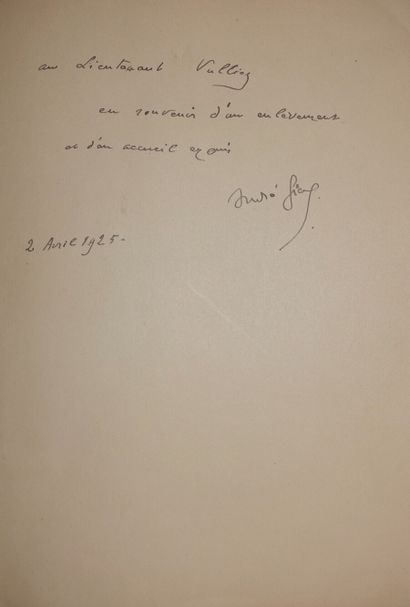 GIDE André. Le Prométhée mal enchaîné. Paris,...