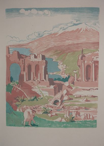 DENIS Maurice. Travel notebook in Italy....