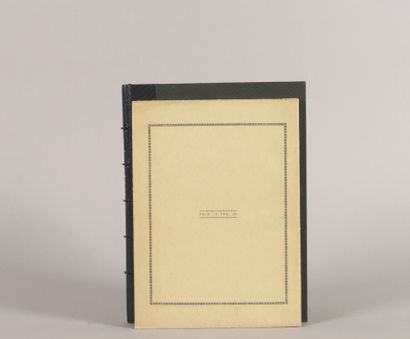 ÉLUARD Paul. The necessities of life and...