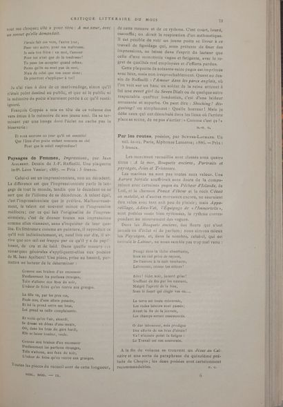 [UZANNE Octave]. - THE BOOK. Monthly review....