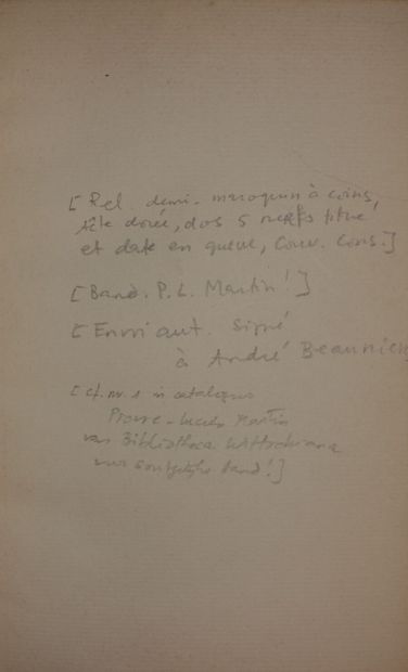 GIDE André. Dostoyevsky d'après sa correspondance....