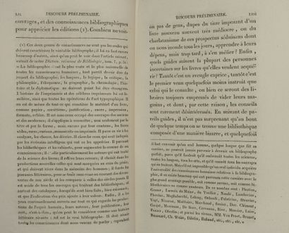 PEIGNOT Gabriel. Manuel du Bibliophile ou...