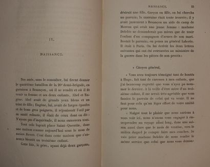 HUGO Adèle, Mme Victor]. Victor Hugo told...