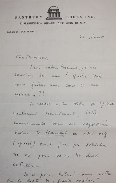 GIDE André. William SHAKESPEARE. Hamlet....