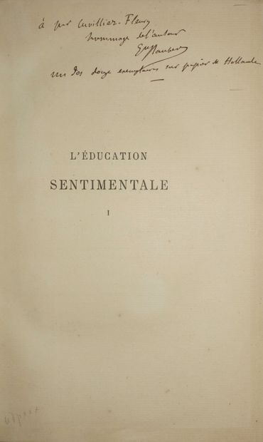 FLAUBERT Gustave. Sentimental Education....