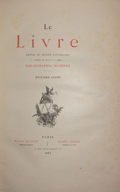 [UZANNE Octave]. - THE BOOK. Monthly review....