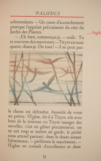 GIDE André. Paludes. Paris, NRF, 1930] in-4,...