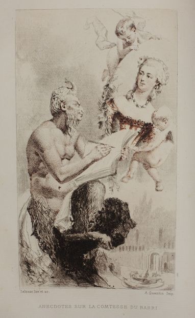 [UZANNE Octave]. ANECDOTES ON THE COUNTESS...