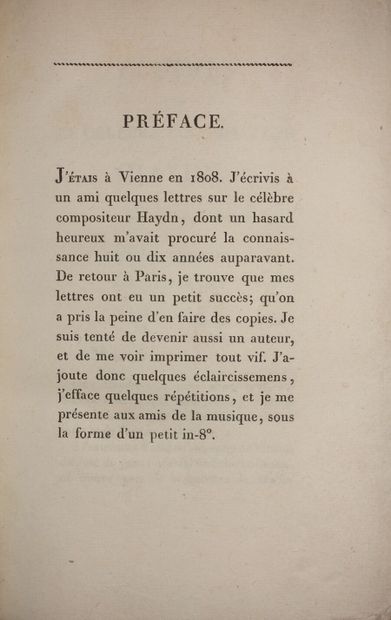 STENDHAL]. Letters written from Vienna in...